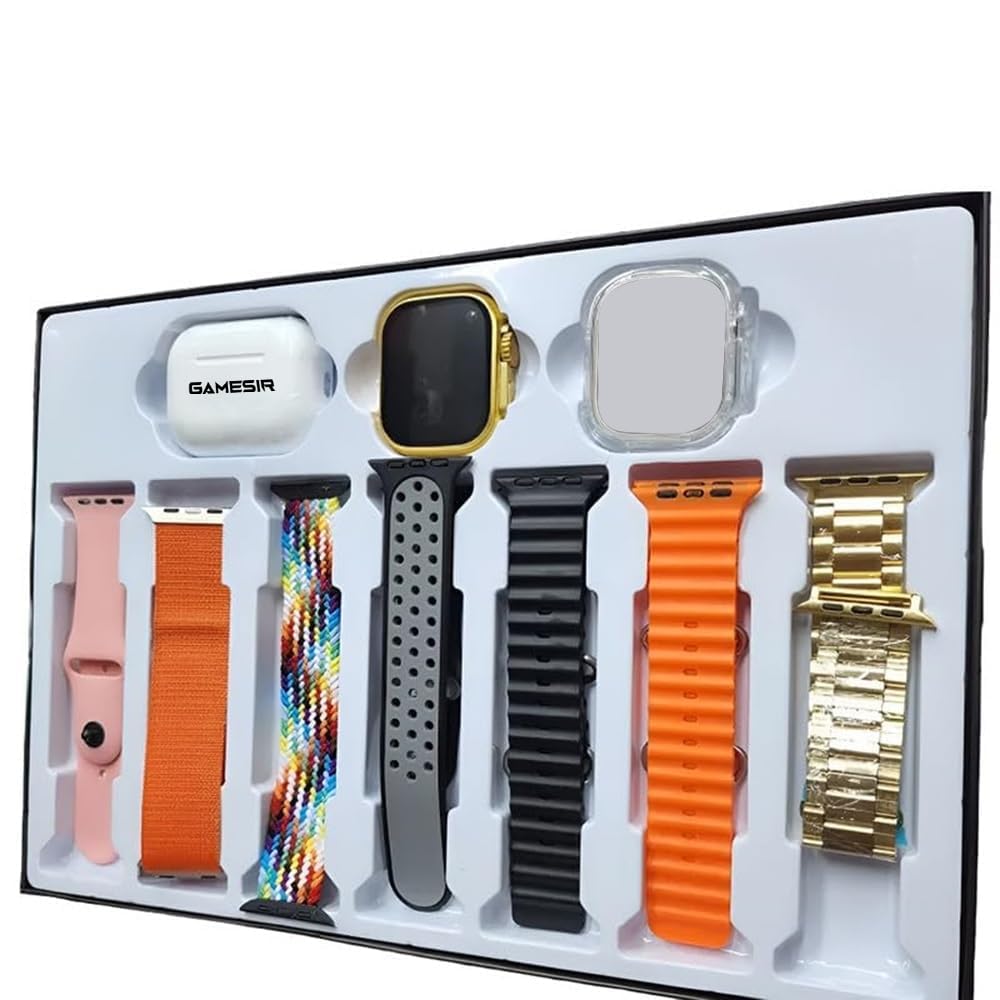 H20 Smart Watch Wireless Earphone Set 10 in 1 Strap