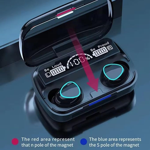 M10 Newest Digital indicator True Wireless Headset  Earbuds