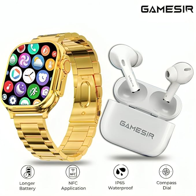H20 Smart Watch Wireless Earphone Set 10 in 1 Strap