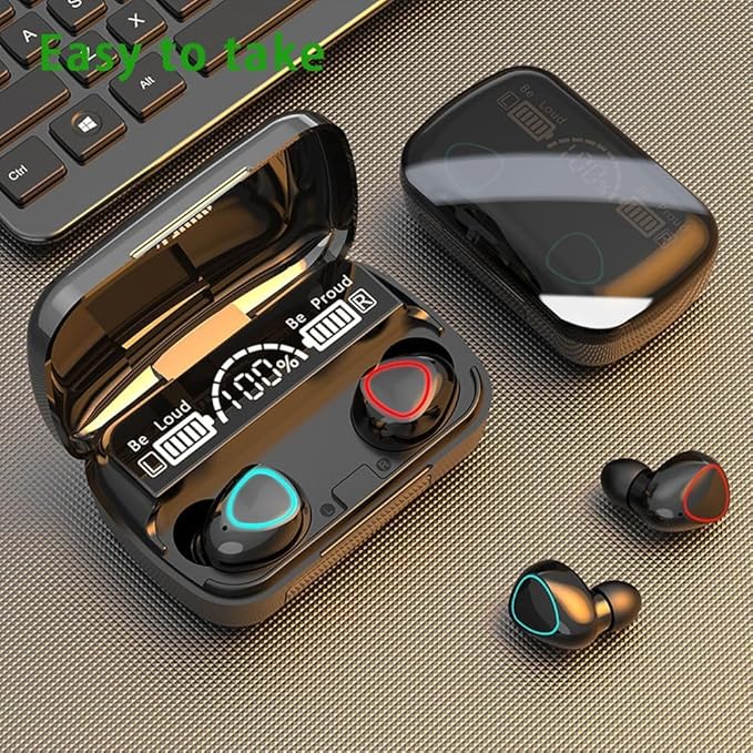 M10 Newest Digital indicator True Wireless Headset  Earbuds